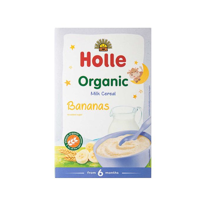 Каша молочна злакова з бананом органічна (з 6 місяців) 250г, Holle