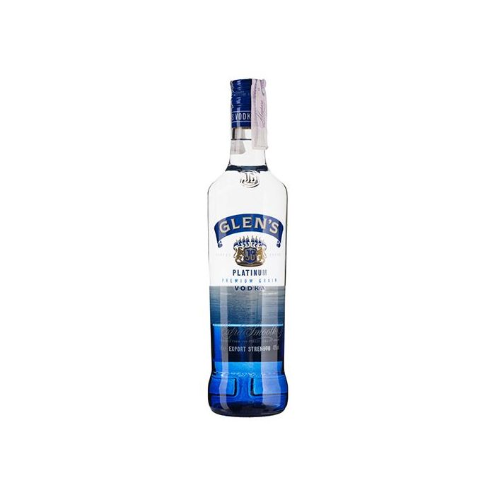 Горілка Glen's Platinum Vodka, 0.7 л Горілка Glen's Platinum Vodka, 0.7 л