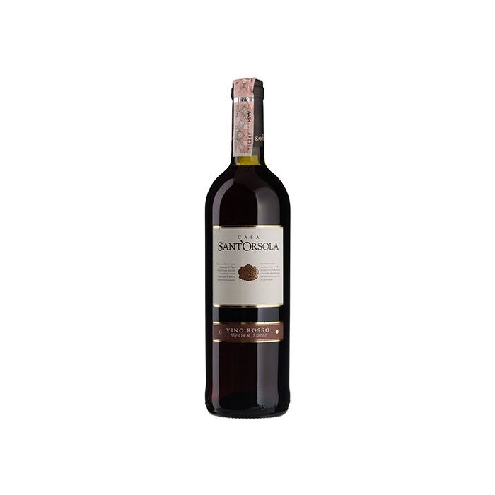 Вино Sant'Orsola Rosso Semi sweet / Россо, червоне напівсолодке, 0.75 л Вино Sant'Orsola Rosso Semi sweet / Россо, червоне напівсолодке, 0.75 л
