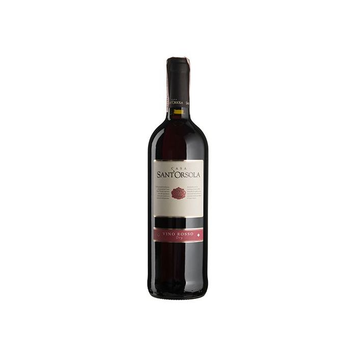 Вино Sant'Orsola Rosso Dry / Россо, червоне сухе, 0.75 л