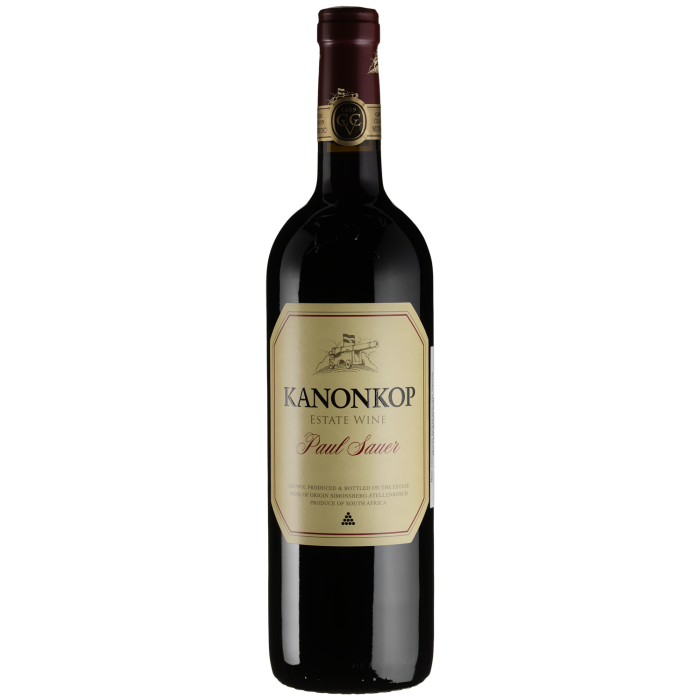Вино Kanonkop Paul Sauer Estate / Пол Саур Естейт, червоне сухе, 0.75 л