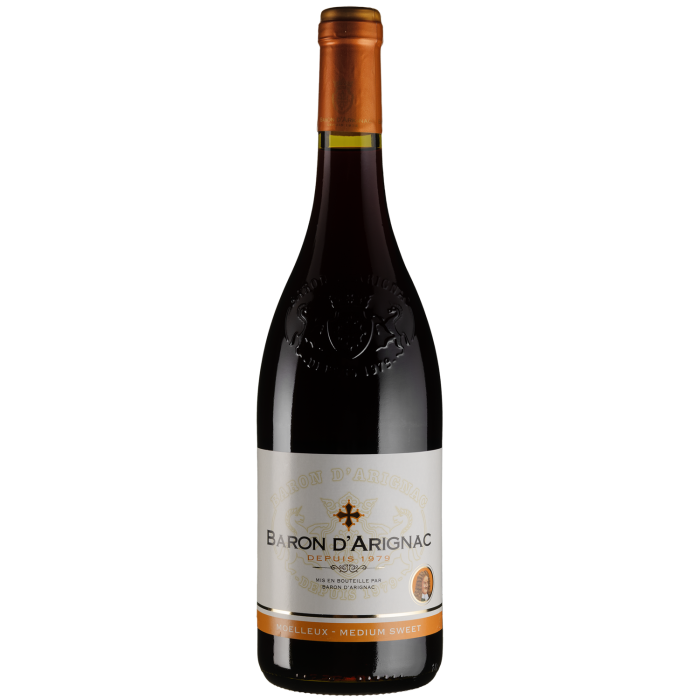 Вино Baron d'Arignac Rouge Medium Sweet / Руж, червоне напівсолодке, 0.75 л Вино Baron d'Arignac Rouge Medium Sweet / Руж, червоне напівсолодке, 0.75 л