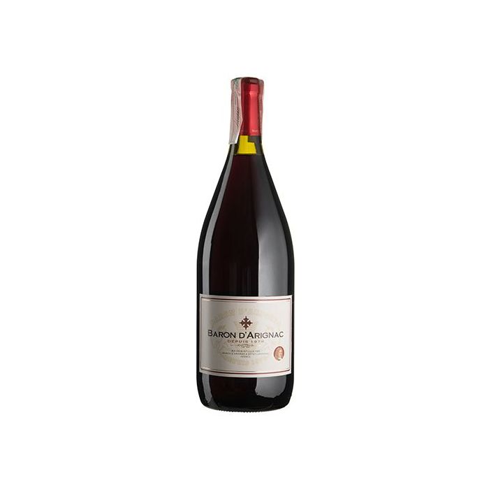 Вино Baron d'Arignac Rouge / Руж, червоне напівсухе, 1.5 л Вино Baron d'Arignac Rouge / Руж, червоне напівсухе, 1.5 л