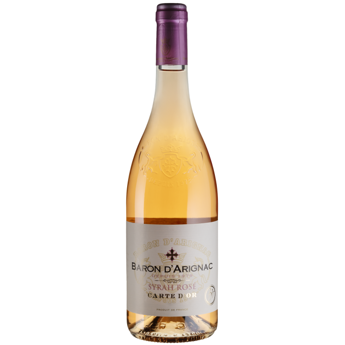 Вино Baron d'Arignac Syrah Rose / Сіра Розе, рожеве сухе, 0.75 л
