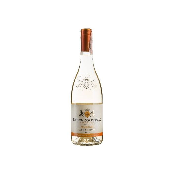 Вино Baron d'Arignac Muscat / Мускат, біле напівсолодке, 0.75 л