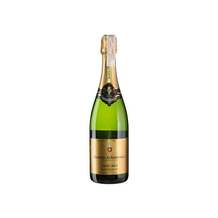 Ігристе Baron d'Arignac Demi-Sec / Демі-Сек, біле, 0.75 л Ігристе Baron d'Arignac Demi-Sec / Демі-Сек, біле, 0.75 л