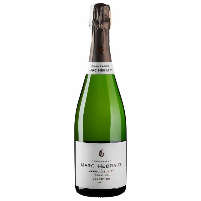Шампанське Marc Hebrart Brut Selection Premier Cru / Брют Селексьйон Прем'єр Крю, біле, 0.75 л