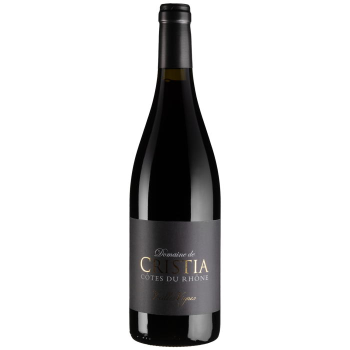 Вино Domaine de Cristia Cotes du Rhone Vieilles Vignes / Кот дю Рон Вієй Вінь, червоне сухе, 0.75 л