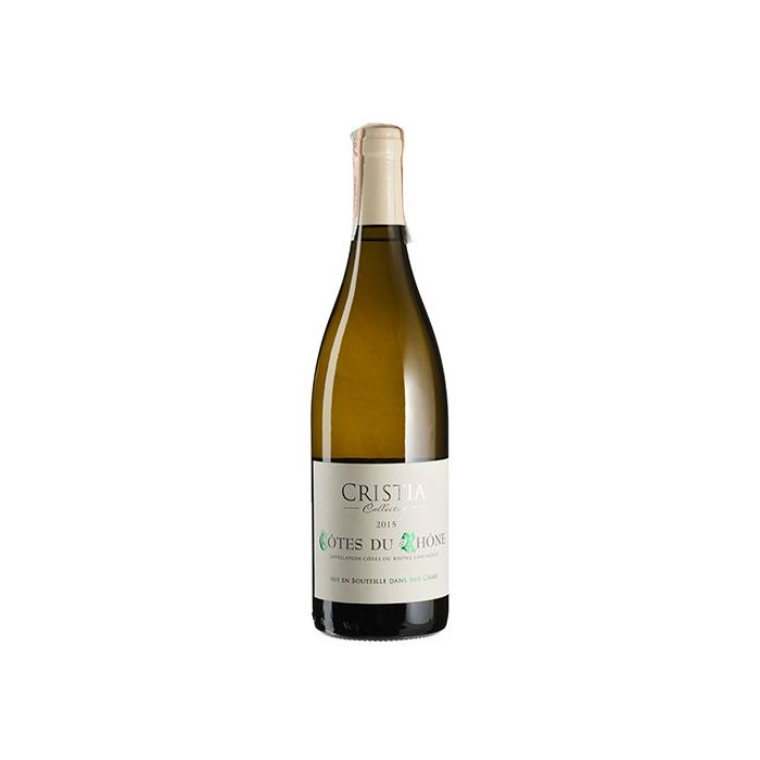 Вино Cristia Cotes du Rhone blanc / Кот дю Рон, біле сухе, 0.75 л Вино Cristia Cotes du Rhone blanc / Кот дю Рон, біле сухе, 0.75 л