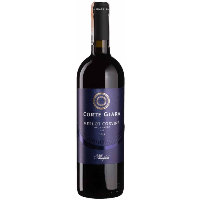 Вино Corte Giara Merlot Corvina / Мерло Корвіна, червоне сухе, 0.75 л