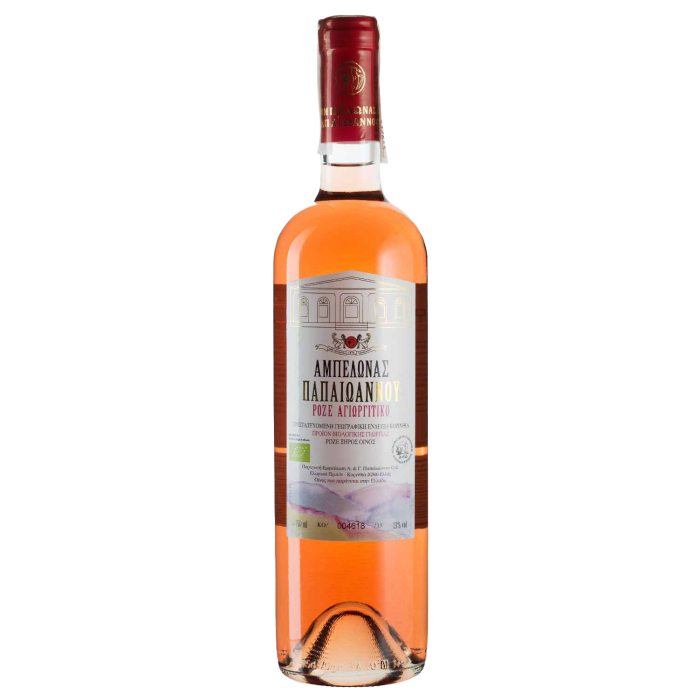 Вино Papaioannou Agiorgitiko Rose / Агіоргітіко Розе, рожеве сухе, 0.75 л