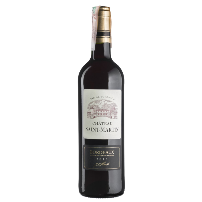 Вино Chateau Saint Martin Chateau Saint Martin / Шато Сен Марте, червоне сухе, 0.75 л