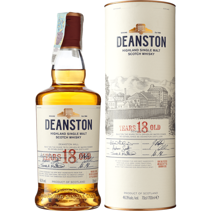 Віскі Deanston 18yo, gift box, 0.7 л