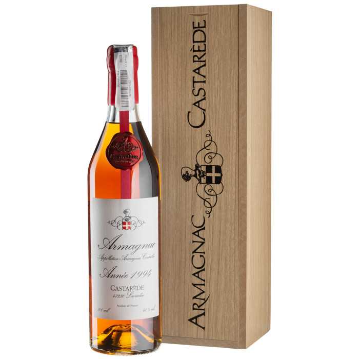 Арманьяк Armagnac Castarede, wooden box 1994, 0.7 л