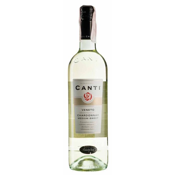 Вино Canti Chardonnay Veneto Medium Sweet / Шардоне Венето Медіум Світ, біле напівсолодке, 0.75 л Вино Canti Chardonnay Veneto Medium Sweet / Шардоне Венето Медіум Світ, біле напівсолодке, 0.75 л