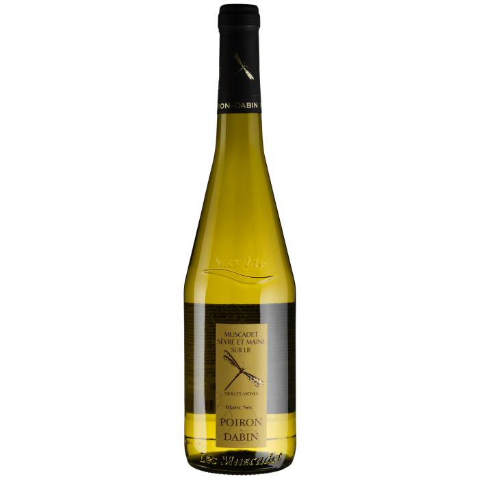 Вино Poiron Dabin Muscadet Sevre et Maine Sur Lie Vieilles Vignes / Мюскаде Севр е Мен Сьор Лі Вієй Вінь, біле сухе, 0.75 л