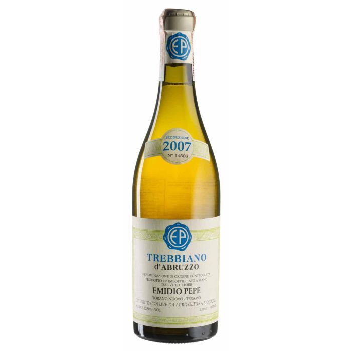 Вино Emidio Pepe Trebbiano d'Abruzzo Riserva / Треббіано д'Абруццо Резерва 2007, біле сухе, 0.75 л Вино Emidio Pepe Trebbiano d'Abruzzo Riserva / Треббіано д'Абруццо Резерва 2007, біле сухе, 0.75 л