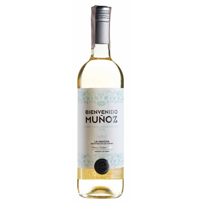 Вино Bienvenido Munoz Airen Sauvignon Blanc / Айрен Совіньйон Блан, біле сухе, 0.75 л