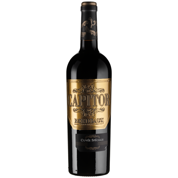 Вино Capitor Capitor Cuvee Speciale Bordeaux / Капітор Куві Спесіаль Бордо, червоне сухе, 0.75 л