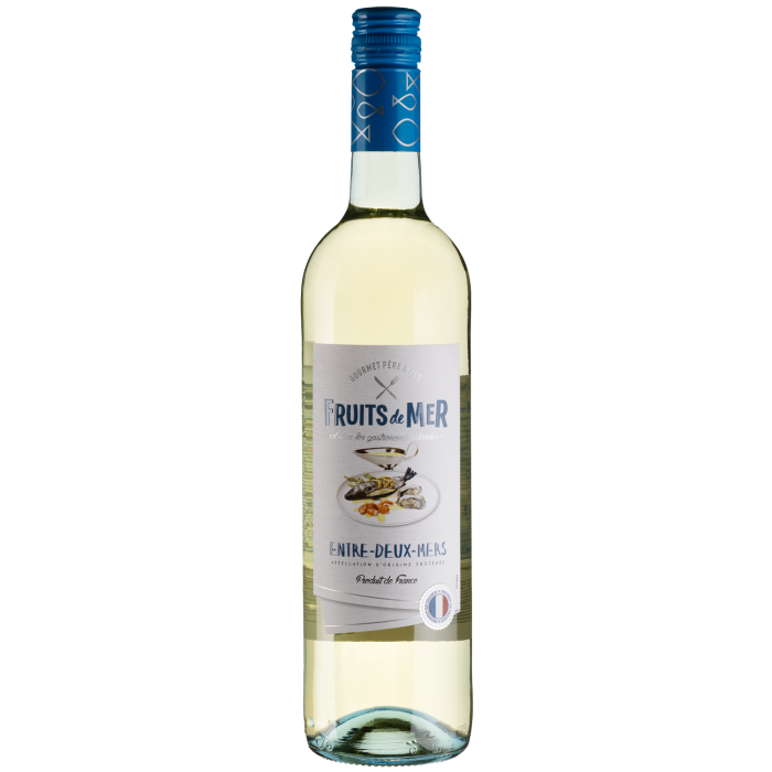 Вино Gourmet Pere & Fils Fruits de Mer Entre Deux Mers / Фрут де Мер Антр Де Мер, біле сухе, 0.75 л