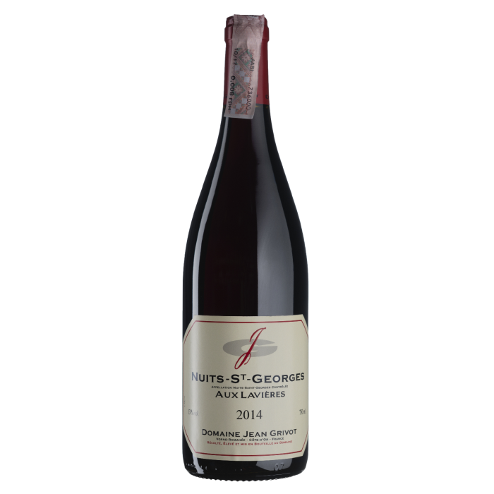 Вино Jean Grivot Nuits-Saint-Georges Aux Lavieres / Нюі Сен Жорж О Лав'єре 2014, червоне сухе, 0.75 л
