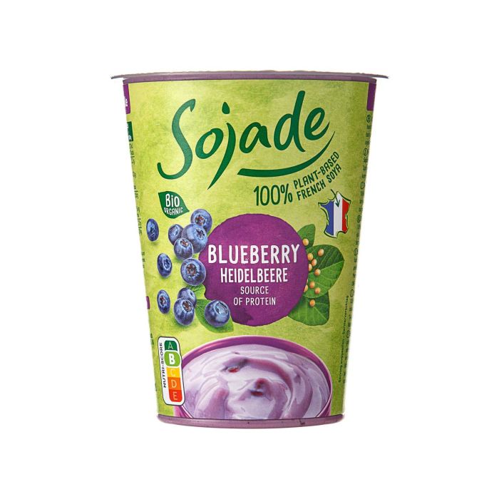 Продукт з ферментованої сої з чорницею органічний 400г, Sojade