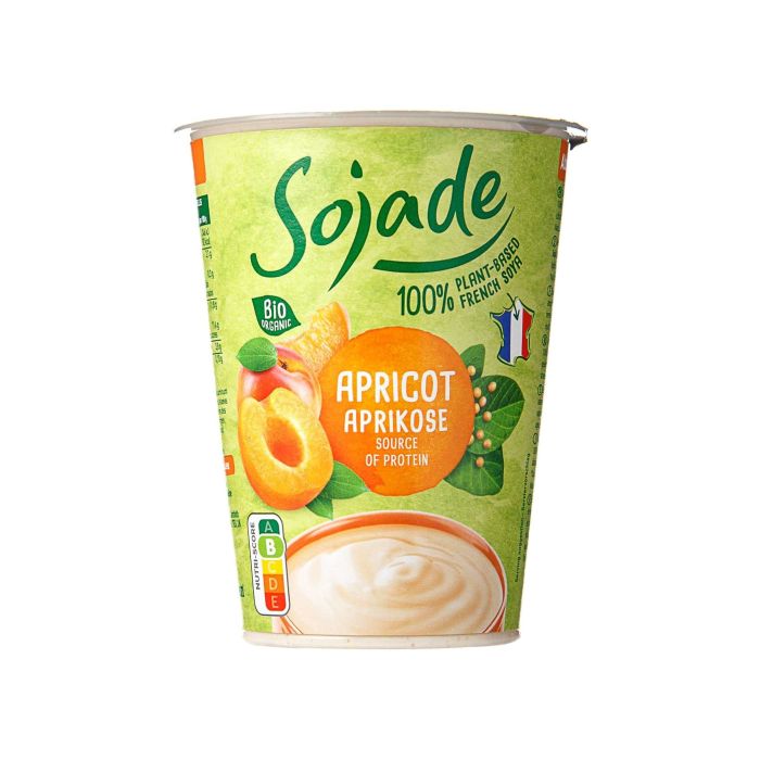 Продукт з ферментованої сої з абрикосом органічний 400г, Sojade Продукт з ферментованої сої з абрикосом органічний 400г, Sojade