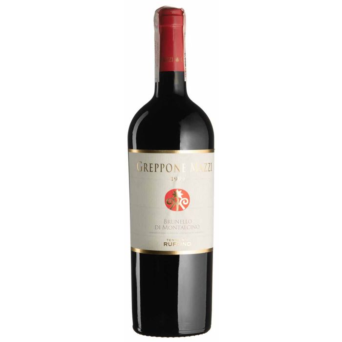 Вино Ruffino Greppone Mazzi Brunello di Montalcino / Греппоне Мацці Брунелло ді Монтальчино 1999, червоне сухе, 0.75 л