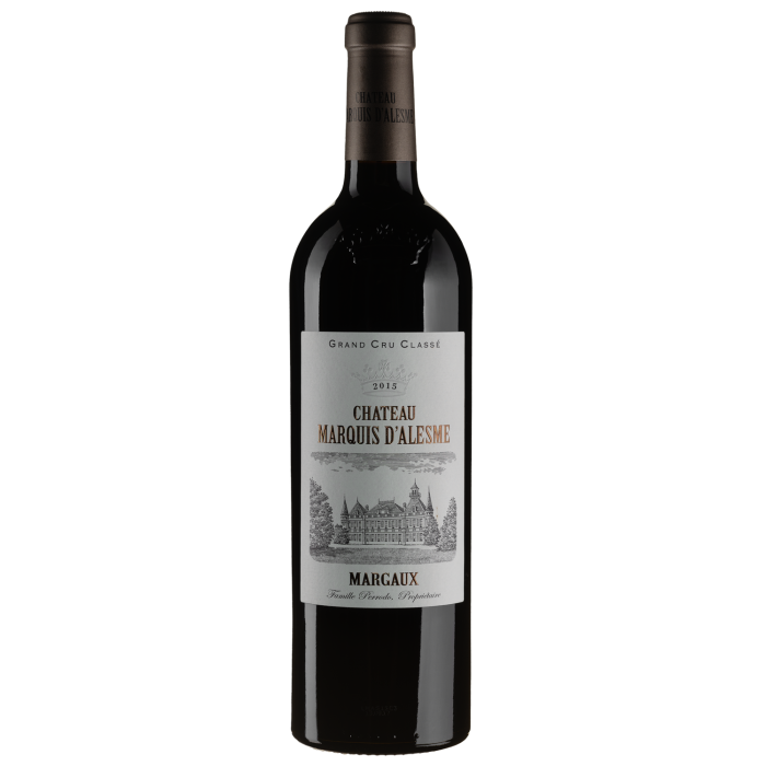 Вино Chateau Marquis d'Alesme Chateau Marquis d'Alesme / Шато Маркіз д'Алем 2015, червоне сухе, 0.75 л