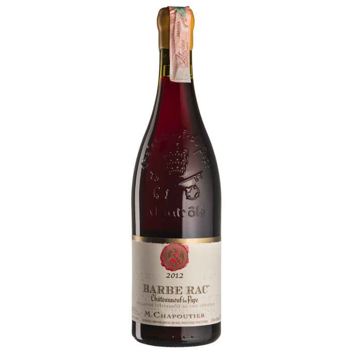 Вино Chapoutier Chateauneuf-du-Pape Barbe Rac / Шатоньоф-дю-Пап Барбе Расі 2012, червоне сухе, 0.75 л