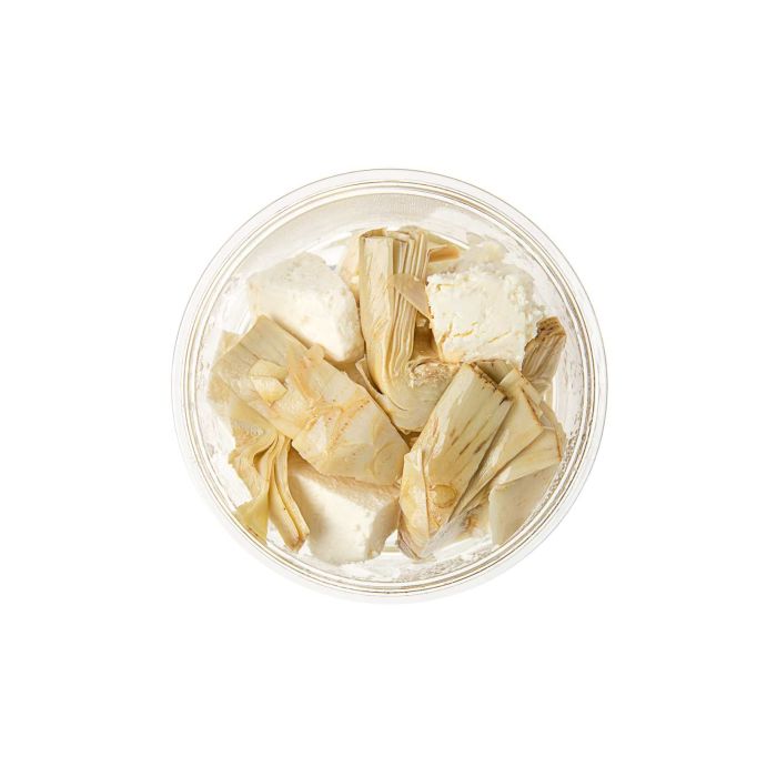Сир розсільний з коров'ячого молока білий з артишоками