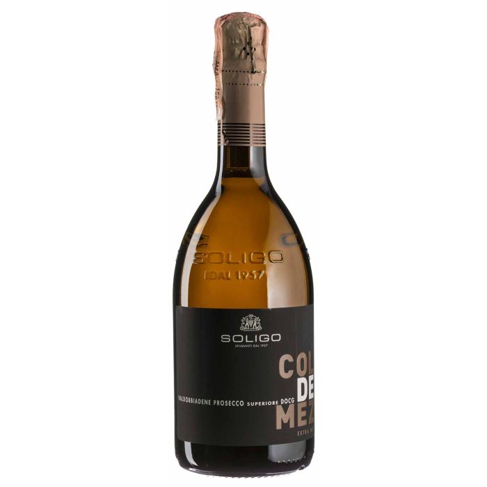 Ігристе Soligo Col de Mez Prosecco Valdobbiadene Extra Dry / Коль де Мец Екстра Драй, біле, 0.75 л Ігристе Soligo Col de Mez Prosecco Valdobbiadene Extra Dry / Коль де Мец Екстра Драй, біле, 0.75 л
