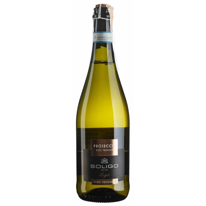 Ігристе Soligo Prosecco Treviso Liga - Tappo Spago / Просекко Тревізо Ліга Таппо Спаго, біле, 0.75 л