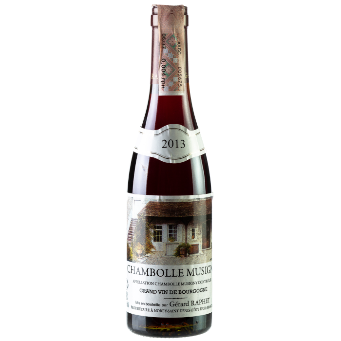 Вино Gerard Raphet Chambolle Musigny / Шамболь Мусіньї 2013, червоне сухе, 0.375 л