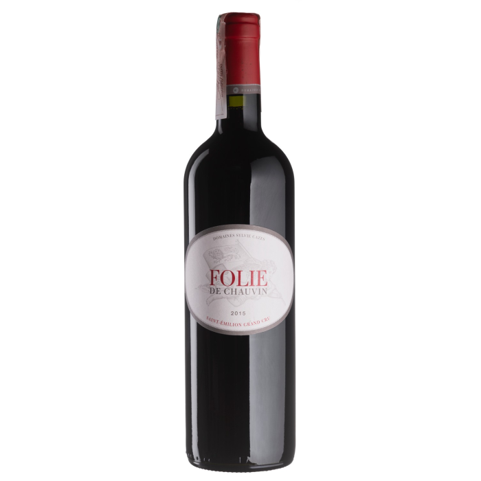 Вино Chateau Chauvin Folie de Chauvin / Фолі де Шові 2015, червоне сухе, 0.75 л