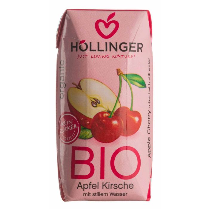 Напій соковий Яблуко-Вишня органічний, Hollinger 0.2л