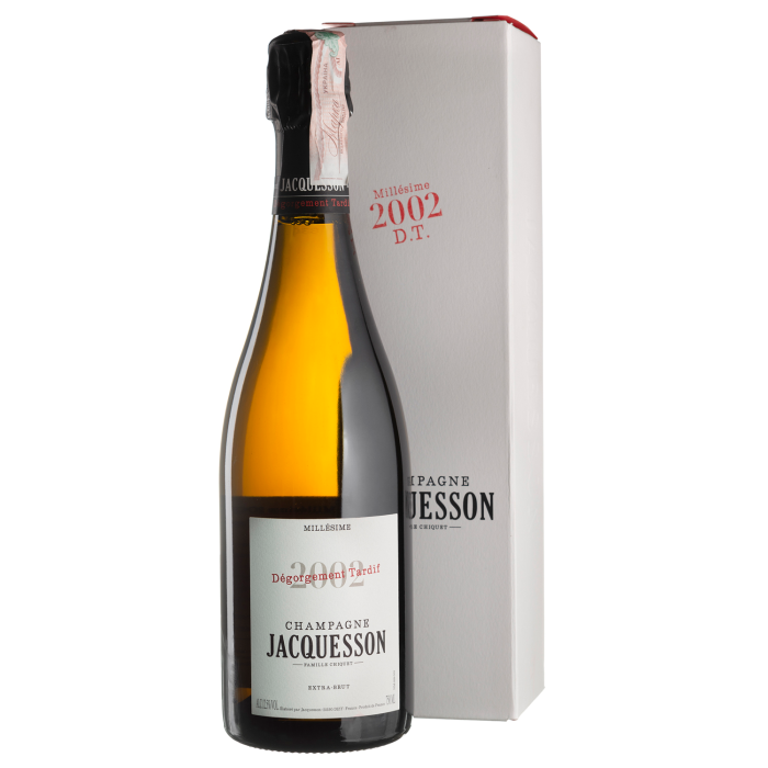 Шампанське Champagne Jacquesson DT Millesime, gift box / ДТ Мілєзім, подарункова коробка 2002, біле, 0.75 л