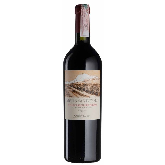 Вино Bodega Catena Zapata Adrianna Mundus Bacillus Terrae / Адріанна Мундус Бацилус Терає 2015, червоне сухе, 0.75 л