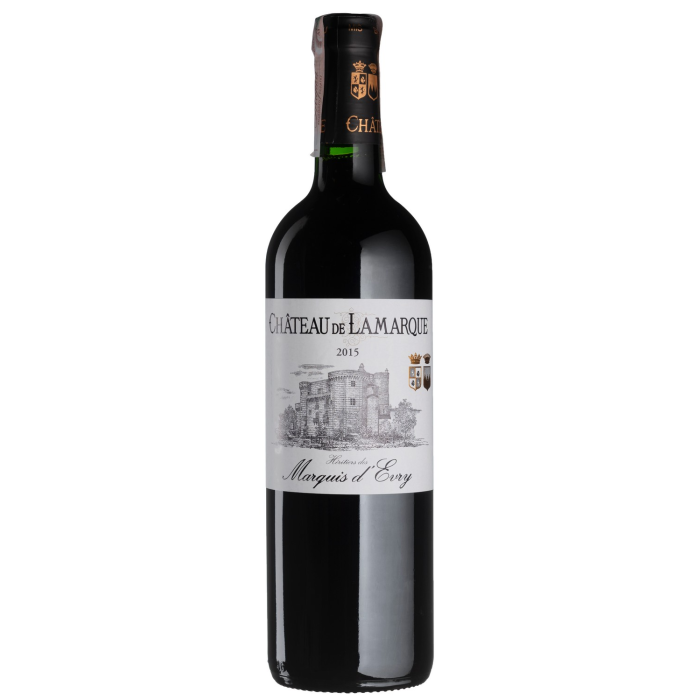 Вино Chateau de Lamarque Chateau de Lamarque / Шато де Ламарк 2015, червоне сухе, 0.75 л