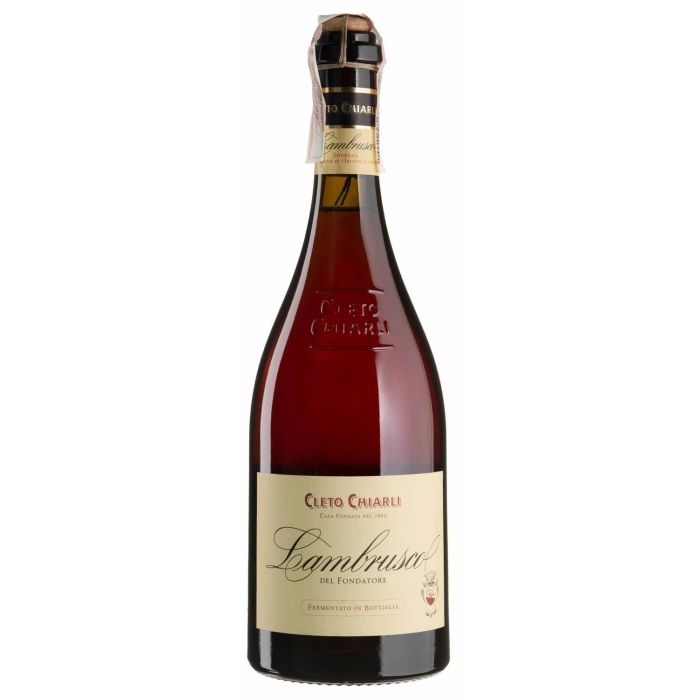 Ігристе Chiarli Lambrusco del Fondatore / Ламбруско дель Фондаторе, червоне, 0.75 л