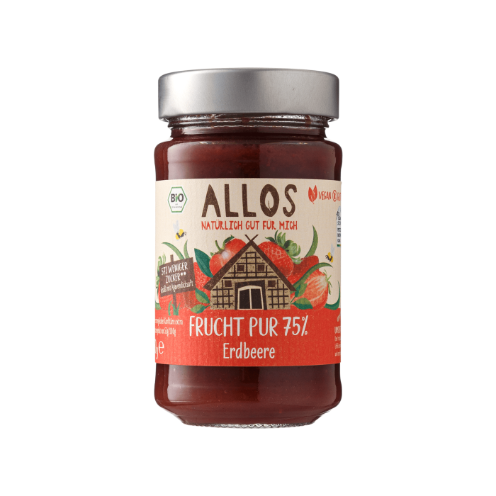 Джем Полуниця органічний 250г, Allos