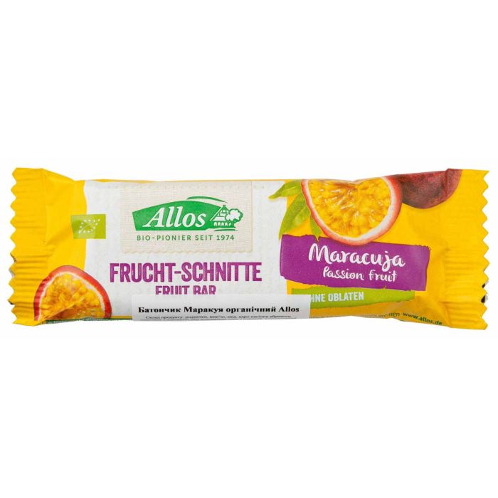 Батончик Маракуя органічний 30г, Allos
