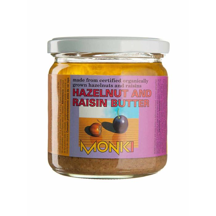 Паста із фундука з родзинками органічна 330г, Monki