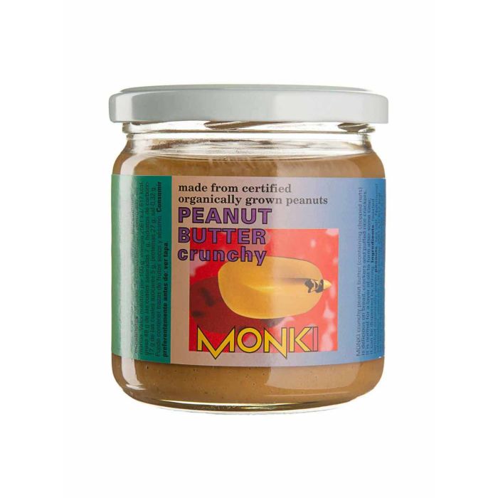 Паста арахісова кранч органічна 330г, Monki