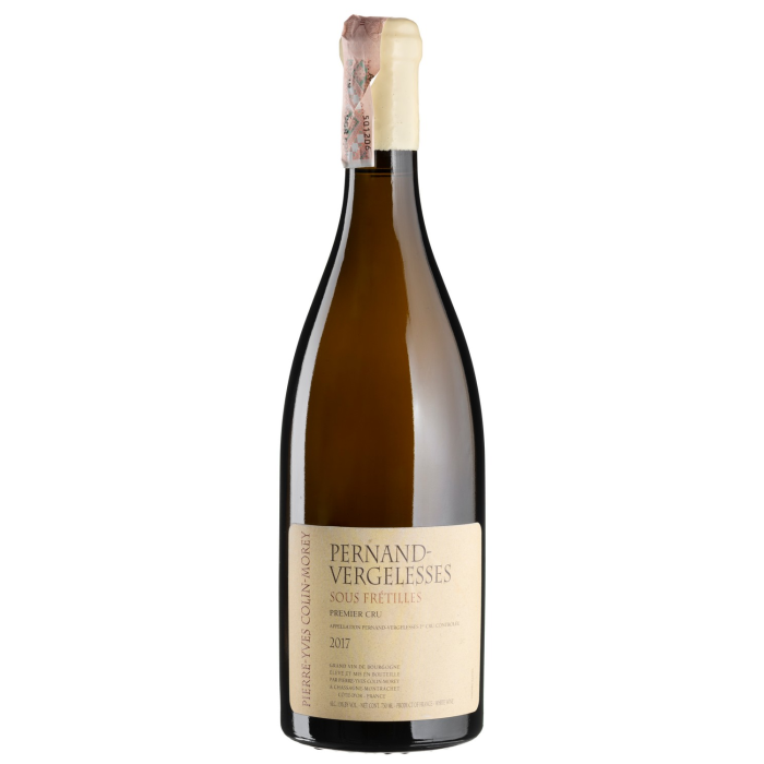 Вино Colin-Morey Pierre-Yves Pernand-Vergelesses Villages Premier Cru Sous Fretille / Пернан-Вержелє Вілаж Прем'єр Крю Су Фретій 2017, біле сухе, 0.75 л