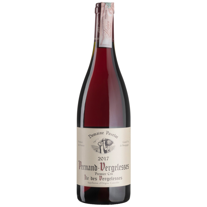 Вино Domaine Pavelot Pernand-Vergelesses 1er Cru Ile des Vergelesses / Пернан-Вержелє Прем'єр Крю Ілє де Вержелє 2017, червоне сухе, 0.75 л