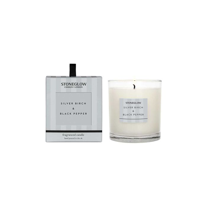 Свічка ароматизована "Silver Birch & Black Pepper" (тумблер) Modern Classics, Stoneglow