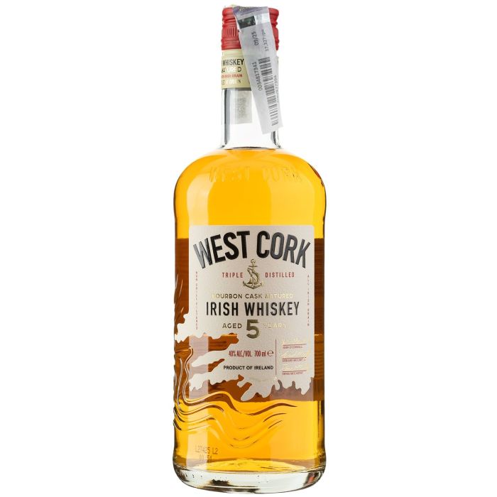 Віскі West Cork Bourbon Cask, 0.7 л Віскі West Cork Bourbon Cask, 0.7 л