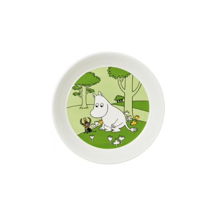 Тарілка Мумі-троль зелена 19см Moomin, Arabia