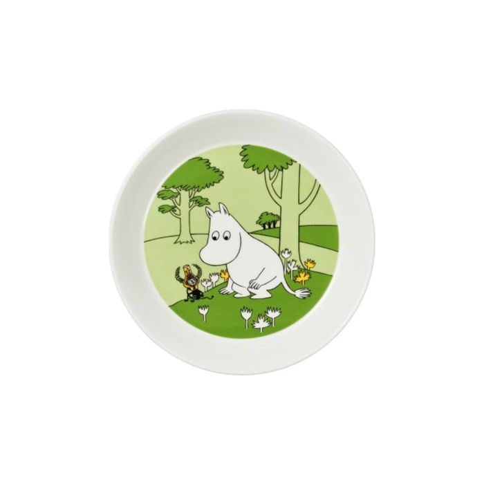 Тарілка Мумі-троль зелена 19см Moomin, Arabia Тарілка Мумі-троль зелена 19см Moomin, Arabia